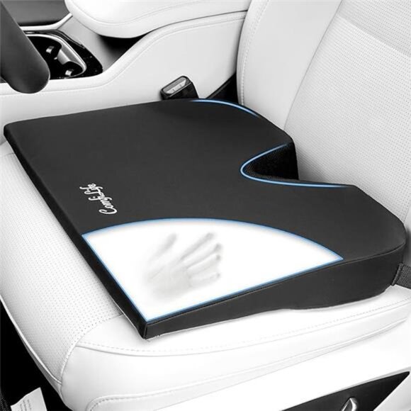 Car Seat Cushion Wedge for Driving Back Pain Sciatica Relief Office Truck Chair - Picture 7 of 7